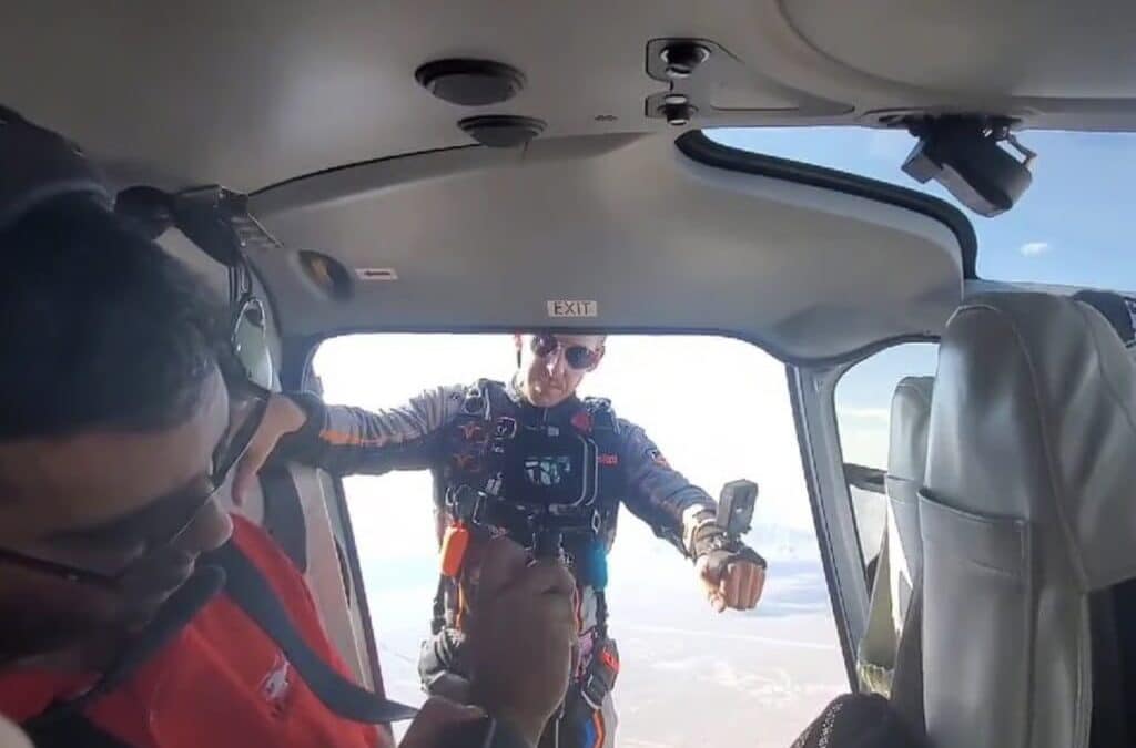 Flying with NASCAR driver Matt Jaskol